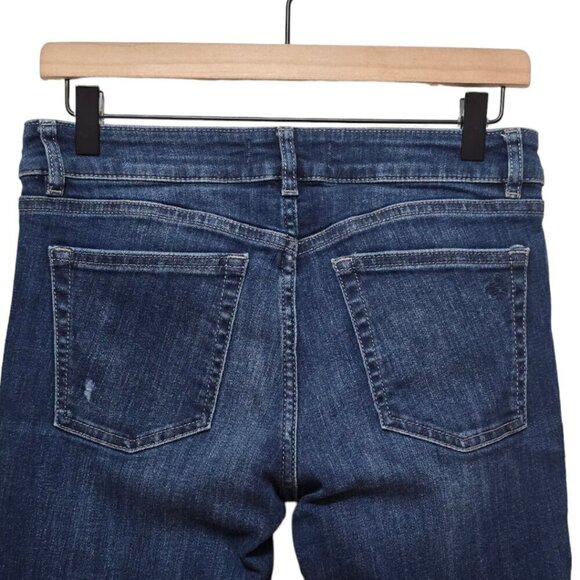 DL1961 Mara Instasculpt Straight Leg Raw Hem Ankle Jeans in Ravine Sz 27 - Picture 4 of 10